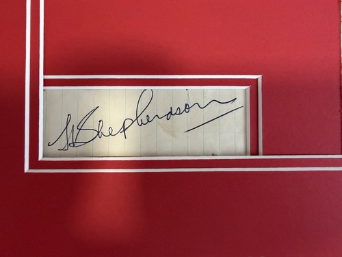 Harold shepherdson signed - shepherdson,