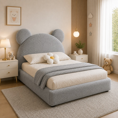 Teddy bear bed headboard - teddy,