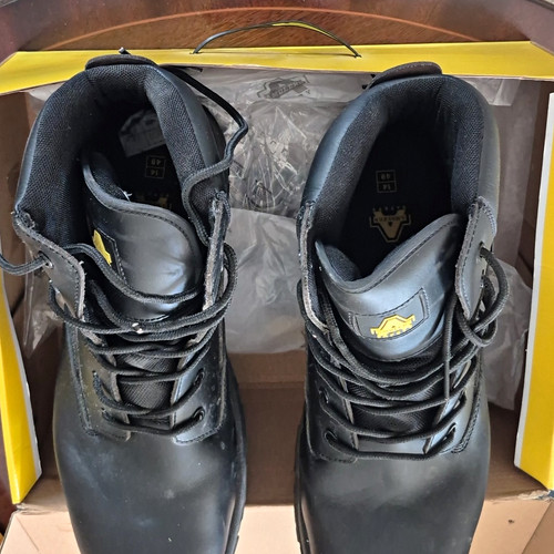 Amblers safety black leather - amblers,