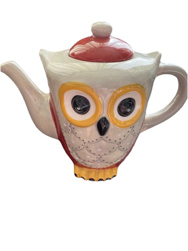 Teapot with lid - novelty, owl