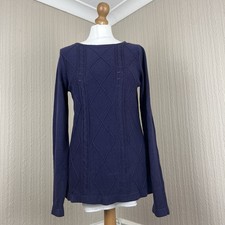 Jaeger Navy Blue Textured Knit