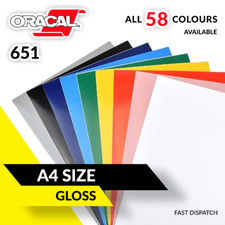 Gloss A4 Vinyl Sheets Self
