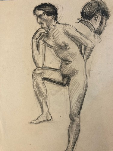 Nude drawing studio man - studio, erotic