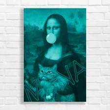 Pop Mona Lisa Canvas Print