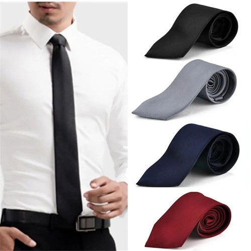 Mens tie plain - mens, funeral