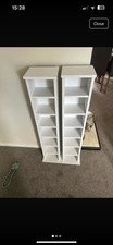 IKEA white stacked cabinstacked cabinets . 