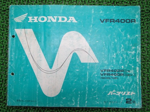 Vfr400r parts list - 2nd, edition