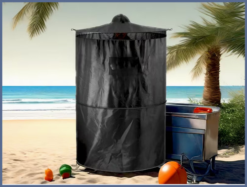 Pop privacy tent black 52 - up,