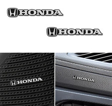 2 x 41mm Alloy 3D Honda Car Badge Sticker Emblem Adhesive Logo Civic Type R NSX