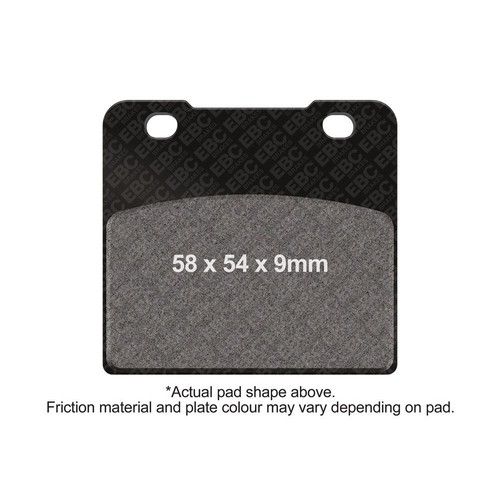 Ebc brake pads dmx black - pads,