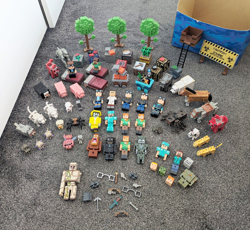 Minecraft mixed lot steve - minecraft, &