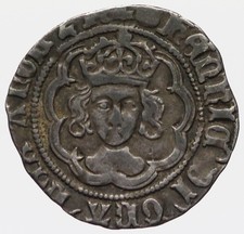 Henry vii hammered silver