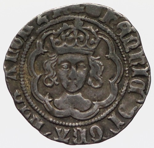 Henry vii hammered silver