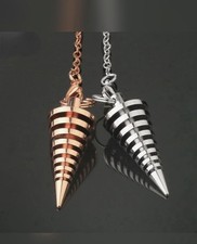 Metal Pendulum, Spiritual And Reiki Healing - Rose Gold / with drawstring pouch