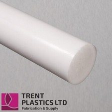 UHMWPE Rod - Natural Ultra High Molecular Weight Polyethylene Round Bar PE White