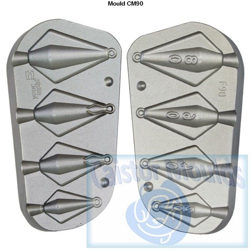 Trapezoid carp weight mould - weight,
