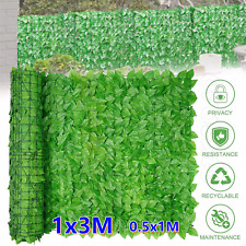 3M Artificial Hedge Privacy Fence Garden Fake Ivy Leaf  Screening for Wall Panel