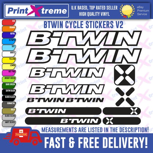 Btwin bikes stickers decals - stickers,,