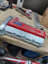 Ford Escort RS2000 mk5 Mk6  Alloy Plug Cover And Oil Cap,Brand New,  Red