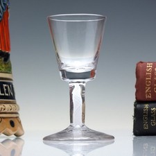 Rare 18th Century Dram Glass with Bucket Bowl and Opaque Twist Stem c1750