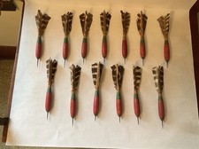 Vintage 7” Wooden Darts w