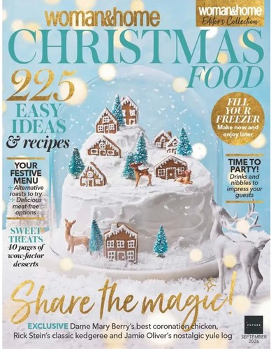 Woman home christmas food - woman,