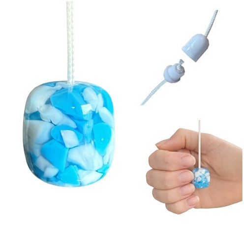 Single glossy blue - single, resin