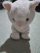 Robot white toy cat
