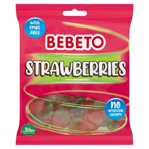 Bebeto fizzy fruity sweets - fruity,