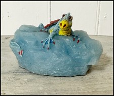 Vintage 1980s Dragon On Rock