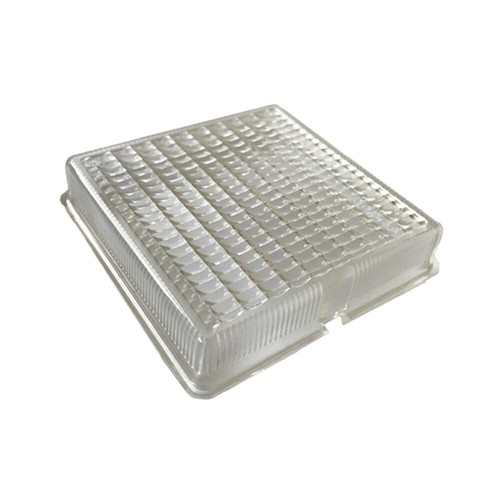 White reverse square - white,