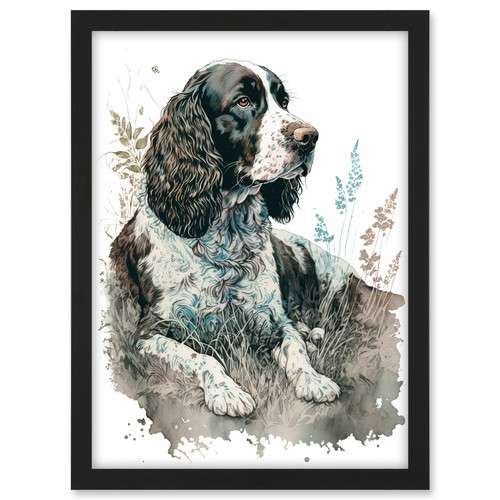 English springer spaniel - spaniel, dog