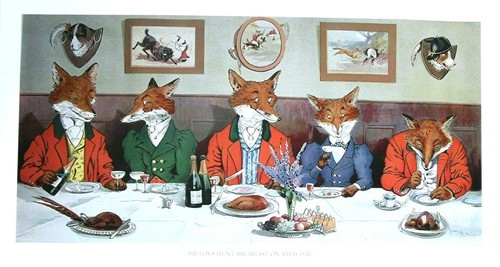 Fox hunt breakfast on - mr,