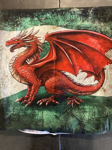 Welsh dragon lovely - red,