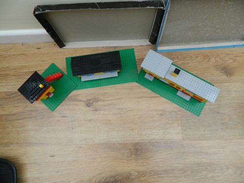 Lego train buildings - train,