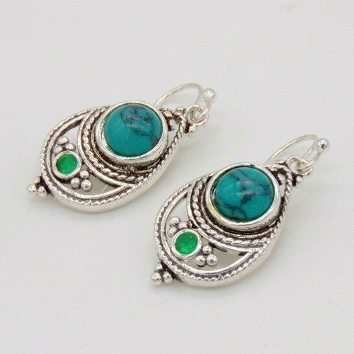 Womens hook earrings oval - earrings,