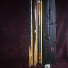 Vintage pool snooker cues - vintage,