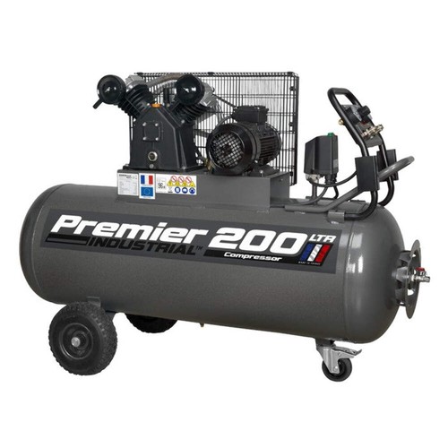 Air compressor 200l belt drive - air,