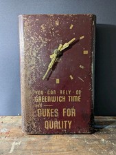 Vintage, Metal Advertising Smiths Clock,SecTric,collectable,shop display 