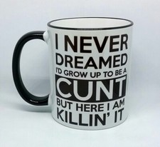 Rude Mug Cup Tea Coffee Funny