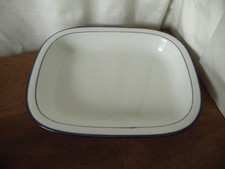 VTG Rörstrand Sweden Fjord Baking or Serving DishBlue White Carl-Harry Stålhane