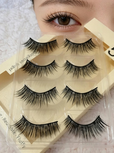 Pair mink false - false, eyelashes