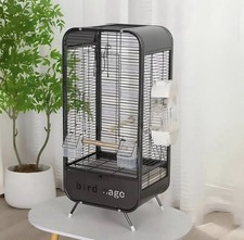 30” Open Top Bird Cage Black