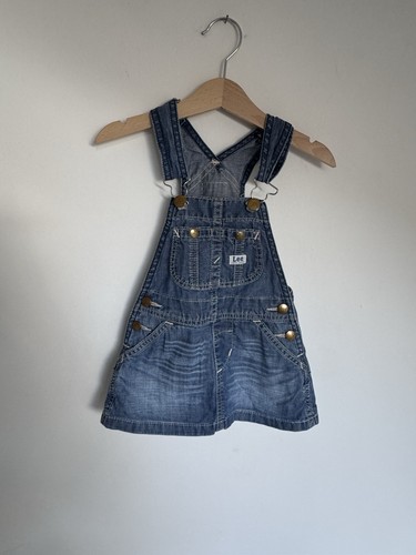 Lee denim pinafore dress - denim,