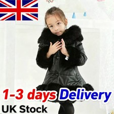 Kids Girls Winter Quilted Coat