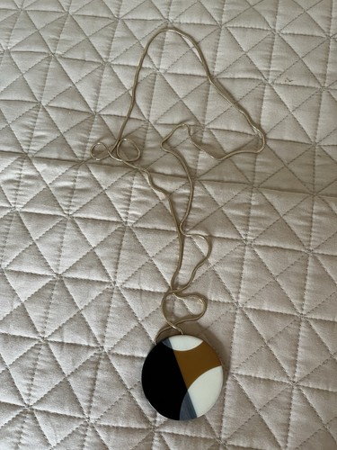 Jaeger round resin necklace - jaeger,