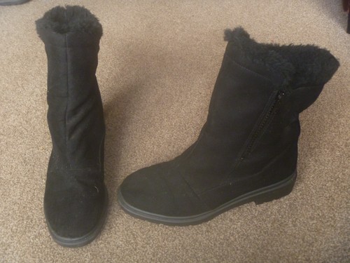 Rohde black suede ladies - black,