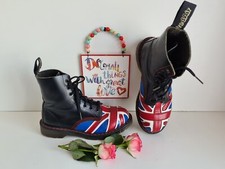 1460 Tredair boots Made in England Union Jack English flag boots UK 5 EU 38 US 7