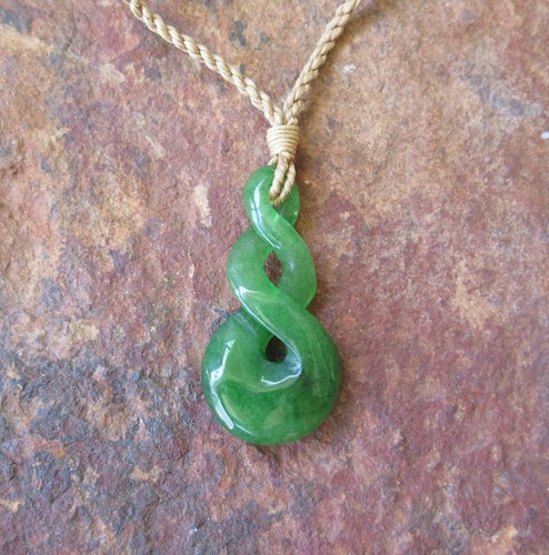 Genuine green jade eternity - green,