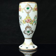 Antique Bohemian Glass Vase